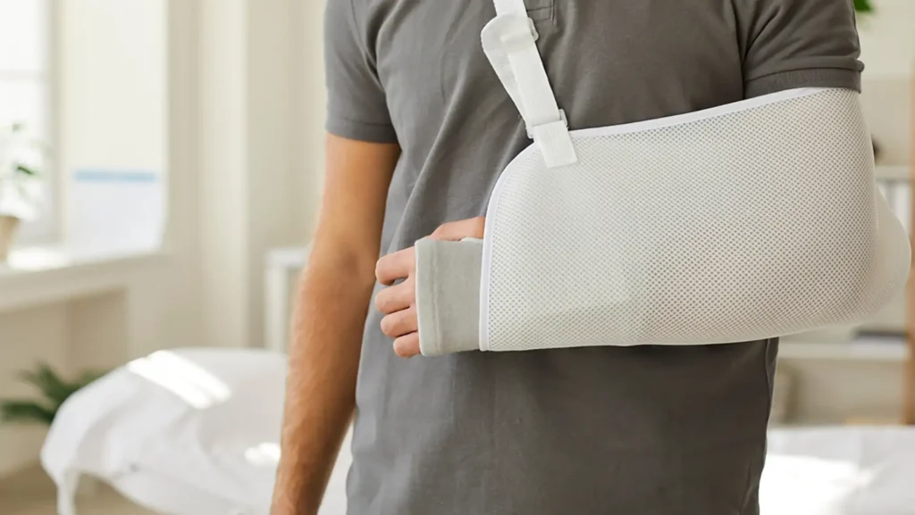 arm splint with sling
